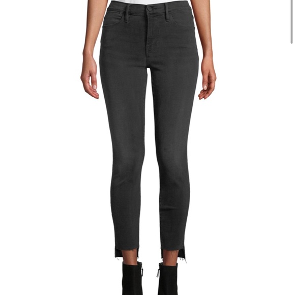 Frame Denim Denim - Frame • Le High Straight Anke Raw Stagger Hem